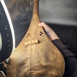 Vintage Moroccan instrument‎ Guenbri